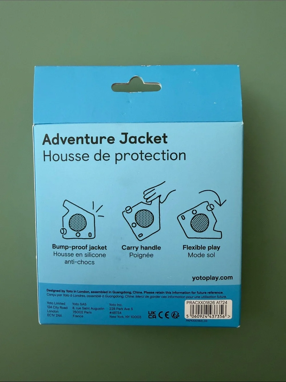 Yoto Player Adeventure Jacket -Blue Bird *NEW*